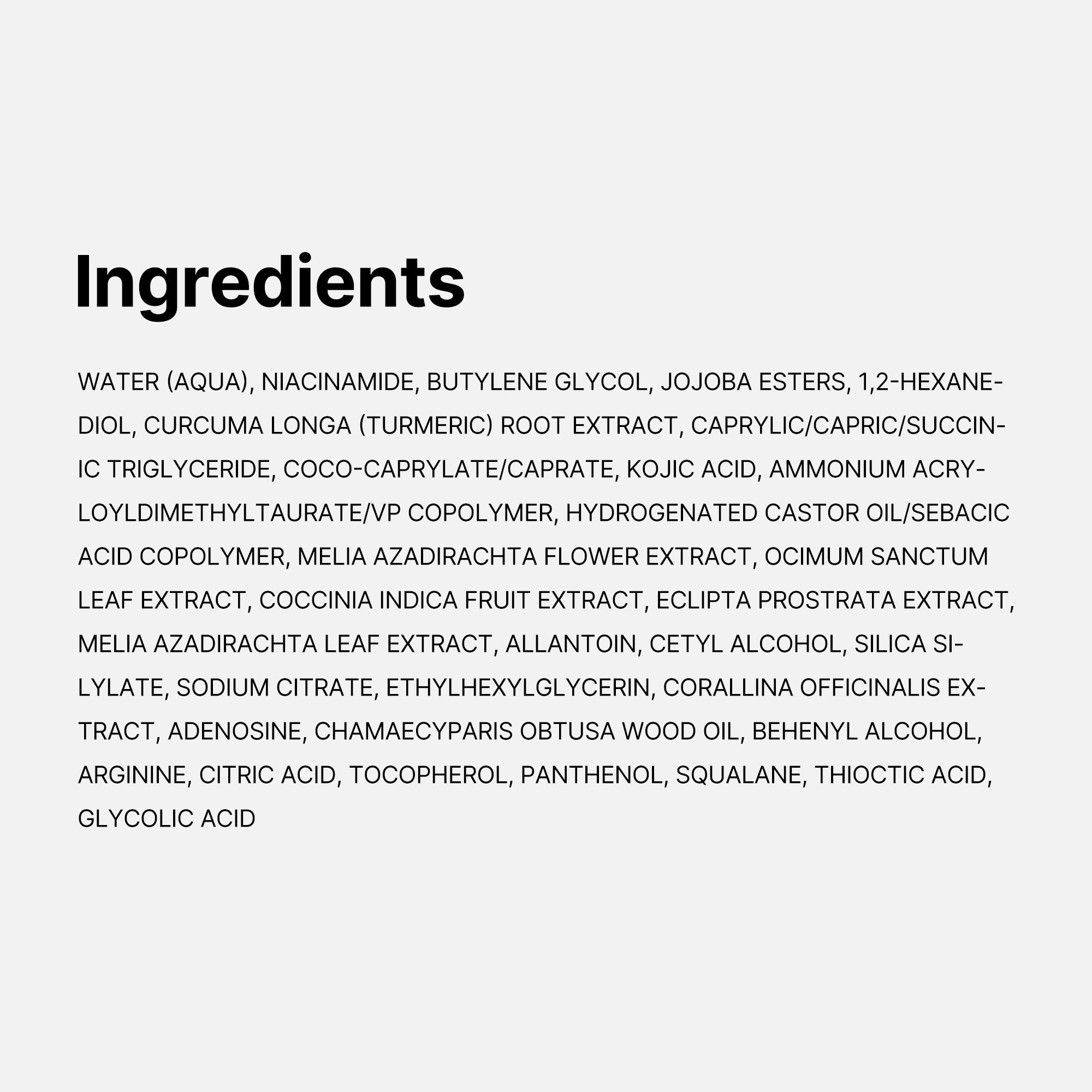 Kojic Acid Turmeric Capsule Serum